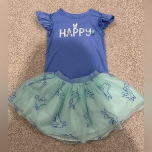 EASTER OUTFIT - Skirt and shirt